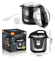 Cuisinière électrique à pression RAF intelligente multifonctionnelle à grande capacité avec cuve antiadhésive et programmation 24 heures