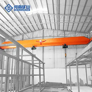 Pendent Line Control 1 Ton 2 Ton 3 Ton Steel Box Type Single Beam Overhead Bridge Crane