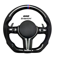 Volant sport en cuir et fibre de carbone pour BMW F10 F30 E46 E60 F15 F90 F80 G20 G30 M3 M4 M5, pièces automobiles sans airbags