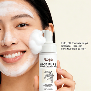 <span class=keywords><strong>Mousse</strong></span> <span class=keywords><strong>Nettoyante</strong></span> au Riz Purifiant et Éclaircissante OEM pour le Nettoyage Quotidien du Visage et l'Hydratation en Profondeur - Product Image 1