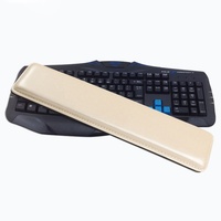 Reposamuñecas Ergonómico de Espuma Viscoelástica para Teclado, con Cubierta de Cuero PU, para Escritores, Gamers y Uso en Oficina, Certificado y Personalizable