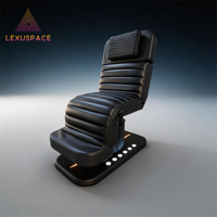 Table de beauté multi-positions avec dossier réglable, conception ergonomique pour un confort client ultime en massage et en esthétique