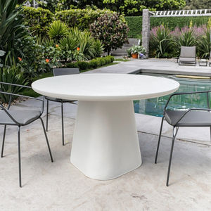 <span class=keywords><strong>Table</strong></span> de salle à manger GRC durable-Résistant au feu, résistant aux fissures, adapté au jardin/terrasse/restaurant, installation facile - Product Image 1