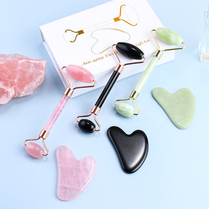 Roller Jade Best Price Jade roller Gua Sha Set For Skin Care With Box