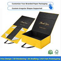 Cajas de Regalo Plegables Magnéticas de Cartón Reciclado, Impresión Personalizada, Fabricante OEM, Empaque Premium