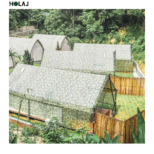 Tente Quatre Saisons Robuste et Écologique avec Toit en Chaume Personnalisé, Protection UV, Idéale pour Forêt, Ferme, Gîte, Jungle, Campagne - Product Image 1