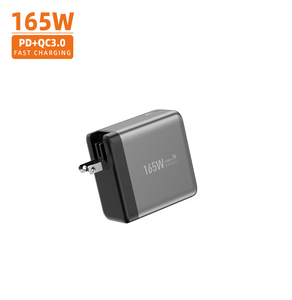 อะแดปเตอร์ชาร์จเร็ว Vina <span class=keywords><strong>Mini</strong></span> Charger หัวปลั๊กแบบ US ช่องเสียบ 4 ช่อง 3C1A พร้อมหน้าจอแสดงผลดิจิตอล 165W GaN รองรับ PPS PD 3.0 ได้รับการรับรองมาตรฐาน CE สำหรับ <span class=keywords><strong>Vivo</strong></span> - Product Image 4