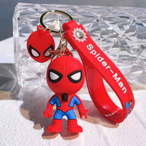 Llavero Promocional de Spider-Man de Marvel, Adorable y Divertido, para Bolsos, Coches, Decoración, Llavero de Goma Suave - Product Image 2