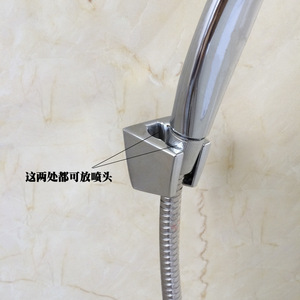 Soporte para Cabezal de Ducha Chengming, Cromado, Cuadrado, de ABS, Montaje en Pared, Diseño Minimalista - Product Image 4