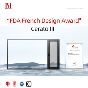 Thương hiệu hàng đầu kính đôi hợp kim nhôm cửa sổ Cửa Sổ Màu Xám biệt thự cách nhiệt xoay mở Áp lực gió P - Product Image 5