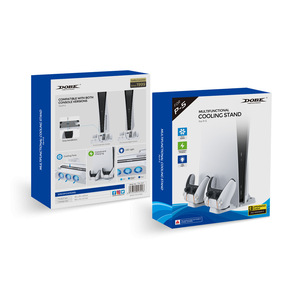 แท่นวางพัดลมระบายความร้อนสำหรับคอนโซล PS5 พร้อมไฟ LED และที่ชาร์จคอนโทรลเลอร์ รุ่น TP5-1507 - Product Image 4