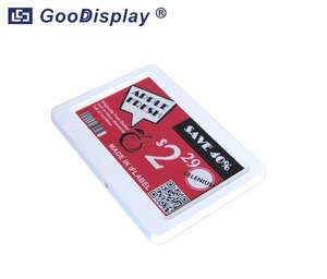 Étiquette de rayon électronique rouge de 7,5 pouces, écran couleur E-ink USB ou WIFI, GDU075R1/GDP075RW1 - Product Image 2