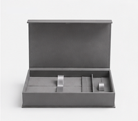 Boîte d'emballage rigide en carton ondulé de luxe sur mesure, fermeture magnétique, insert personnalisé pour bijoux, parfums, cosmétiques, cadeaux haut de gamme