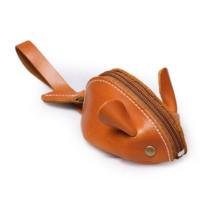Sac à bandoulière vintage en cuir véritable pour enfants, fermeture éclair, design multifonctionnel, mini portefeuille en cuir de vachette de première qualité - Product Image 6