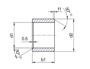 أعلى مقاومة للتشحيم من البلاستيك ذاتي التشحيم من البلاستيك المنزلق D1D2 B1 * 5 * مقاومة للتآكل فعالة من حيث التكلفة - Product Image 2