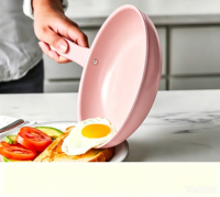 Ensemble de casseroles en céramique saines et antiadhésives, ensemble de 12 pièces, casseroles et poêles, passe au lave-vaisselle, poignée confortable.