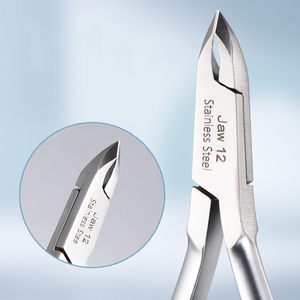 Pinzas para cutículas <span class=keywords><strong>de</strong></span> acero inoxidable profesionales con logotipo personalizado D07, cortaúñas <span class=keywords><strong>de</strong></span> doble resorte, alicates cortaúñas Jaw12/14/16 - Product Image 2