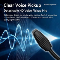 Headset Gaming Berkabel Audiophile Dinamis Kulit Over-Ear Driver Suara Hi-Fi Latensi Rendah IPX4 Tahan Air untuk Perjalanan Ponsel