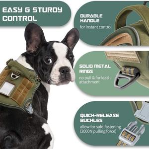 Arnés de Nailon Transpirable <span class=keywords><strong>y</strong></span> Duradero para Perros, Estilo Chaleco, para Paseos al Aire Libre - Product Image 4