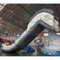 Toboggan gonflable en PVC pour yacht, grand toboggan gonflable pour bateau, excellent toboggan aquatique gonflable pour yacht