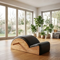 Correcteur de posture en bois réglable de qualité supérieure pour Pilates, pour une meilleure posture, un alignement de la colonne vertébrale, des bienfaits pour la santé, Pilates