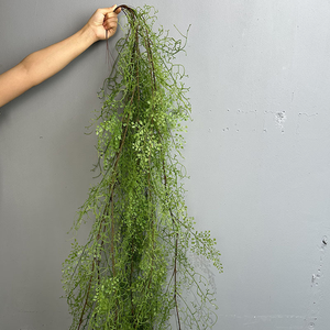 Décoration de mariage Panneaux de <span class=keywords><strong>plafond</strong></span> suspendus Verdure Forêt Plantes Guirlande Vignes Toile de fond murale Verdure suspendue pour décoration de mariage - Product Image 2