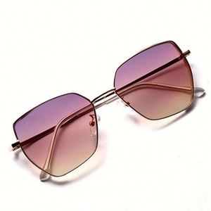 Gafas de Sol Cuadradas de Metal con Degradado Vintage para Mujer, Protección UV400, Última Moda 2020 - Product Image 1