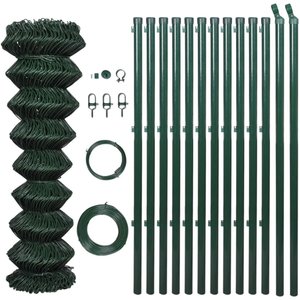 Clôture en grillage cyclonique <span class=keywords><strong>de</strong></span> haute qualité <span class=keywords><strong>de</strong></span> 6 pieds, grillage à mailles losangées revêtu <span class=keywords><strong>de</strong></span> PVC - Product Image 6