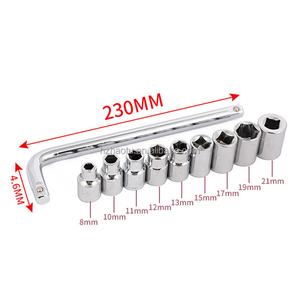 <span class=keywords><strong>Workpro</strong></span> — kit de 10 clés hexagonales métriques de 1/2 pouces, jeu de clés à douille robuste pour boîte à outils - Product Image 1