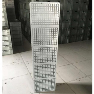 Gray Plastic Logistics Box 1800x400x340mm <b>Stackable</b> Turnover <b>Crate</b> For Turtle And Shrimp Farming Factories - Product Image 3