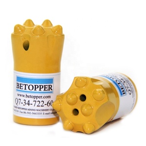 Drill <strong>Bit</strong> Tapered Rock Drilling Tools <strong>Button</strong> <strong>Bit</strong> 34mm 36mm 38mm For H22 Hex Tapered Rod - Product Image 2