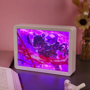 Аниме световой короб фигурка демона-убийцы танджироу подарок аниме на заказ светодиодный ночник Настольный Декор лампа Аниме Манга Подарочные товары - Product Image 4