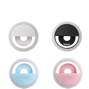 <span class=keywords><strong>Anneau</strong></span> lumineux LED rose pour Selfie, lumière de remplissage Mobile, Charge USB, téléphone, flashs, lentille, lampes lumineuses - Product Image 3