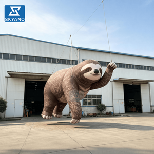 Escultura Inflable Gigante de Perezoso, Modelo de Arte Inflable de Perezoso Utilizado para Decoración en Actividades de Zoológico - Product Image 6