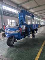 Mini tricycle agricole à trois roues, grue mobile montée sur camion avec boîte de vitesses et faible consommation de carburant