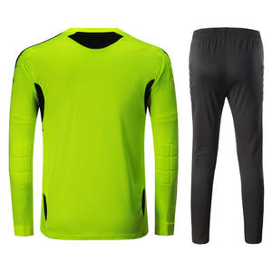 Set portieri all'ingrosso maglia da calcio 100% in poliestere pantaloni a maniche lunghe vestito uniformi da portiere - Product Image 4