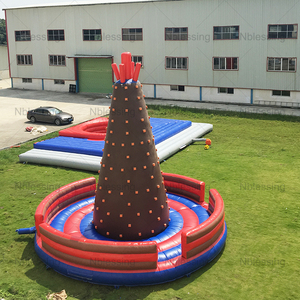<b>Inflatable</b> Rock Climbing Wall Tower Slide Trampolines Climber <b>Game</b> for Amusement Park Outdoor Playground Party <b>Inflatable</b> Team B - Product Image 3