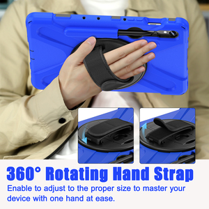 Funda para Tablet <span class=keywords><strong>Samsung</strong></span> <span class=keywords><strong>Galaxy</strong></span> <span class=keywords><strong>S7</strong></span>/S8/S9/S9FE/S10FE/S10 Lite de 11 Pulgadas, Resistente, Híbrida, con Correa de Mano y Hombro - Product Image 2