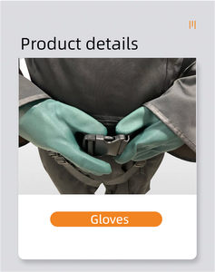 Ropa de protección contra la <span class=keywords><strong>radiación</strong></span> antinuclear Material PE Traje de seguridad a prueba de agua antiestático y anticorte Traje de flash - Product Image 5