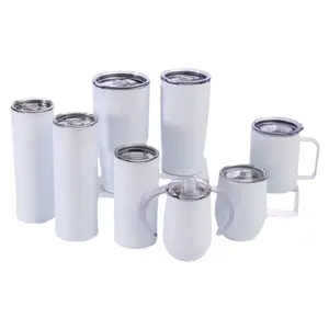 Wholesale various capacities sublimation tumblers 20 oz straight stainless steel vacuum mug sublimation tumbler