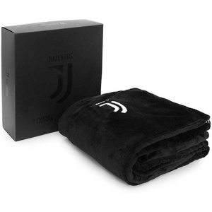 Manta a Cuadros en Color Coral, 130x160 cm, Juventus - Product Image 1