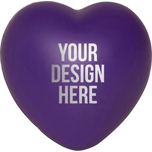 Logo personnalisé Coeur Pu Anti-Stress Jouet Anti-Stress Balle Anti-Stress - Product Image 1