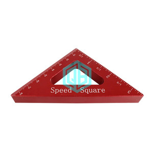 Outil de menuiserie en alliage d'aluminium Mini règle carrée de poche à <span class=keywords><strong>angle</strong></span> droit pour mesurer la hauteur Jauge Support OEM personnalisé - Product Image 1