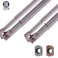 Outils de coupe LPGT010210ER-GM, plaquettes de fraisage CNC indexables en carbure à alimentation élevée pour l'acier inoxydable et les alliages résistants à la chaleur