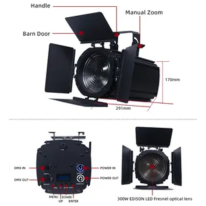 Factory Wholesale Led Stage 200W 300W White Bar Spot Led Fresnel Light