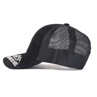 Gorra de Camionero Deportiva Impermeable de 6 Paneles, Malla Transpirable, Relieve, 50% Algodón, 50% Poliéster, Gorra de Béisbol de Alta Calidad