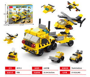 Nhiều thành phố <span class=keywords><strong>6</strong></span>-in-1 chiến tranh quân sự tàu sân bay xây dựng thiết lập máy bay chiến đấu tuần tra tàu chiến cậu bé tự làm xây dựng đồ chơi moc trò chơi - Product Image 4