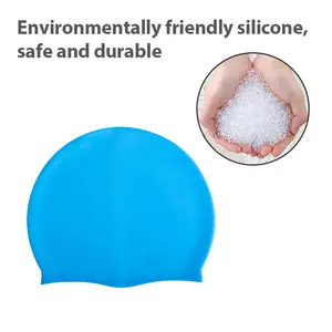 Bonnet de bain OEM/ODM pour hommes et femmes, bonnet de bain en silicone hautement extensible, équipement de natation