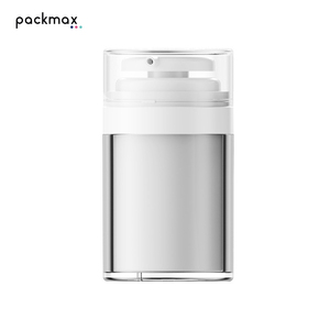 Pot à pompe à vide double couche en acrylique de 15 à 100 g – Rechargeable pour lotion, crème pour le corps et crème - Product Image 1