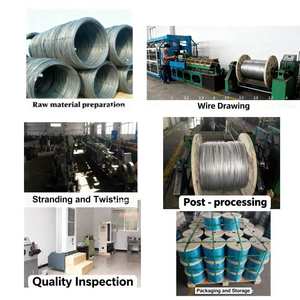 Fabrication chinoise <span class=keywords><strong>câble</strong></span> matériel de garde-corps <span class=keywords><strong>câble</strong></span> métallique en acier galvanisé inoxydable magnétique 2mm 3mm 4mm <span class=keywords><strong>5mm</strong></span> 6mm 8mm 10mm en stock - Product Image 6